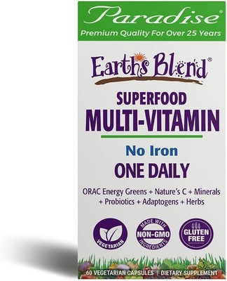 Paradise Herbs Orac-energy Multi With Iron - 60 Vcaps