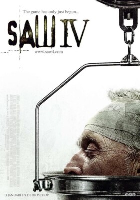 SAW   IV    filmposter   NL   gerollt.