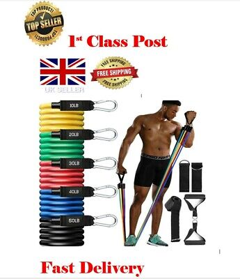 200 LBS Resistance Bands Set Exercise Bands with Door Anchor