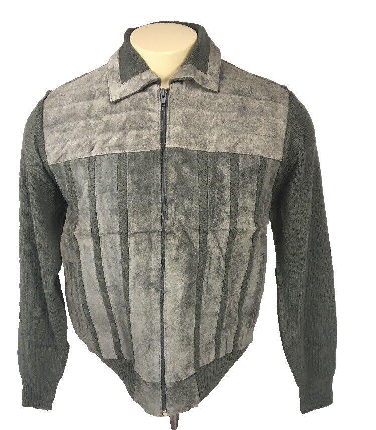 ジャケット・アウター Old Euro Gray Suede Double-Zip Blouson ジャケット・アウター Old Euro Gray Suede Double-Zip Blouson
