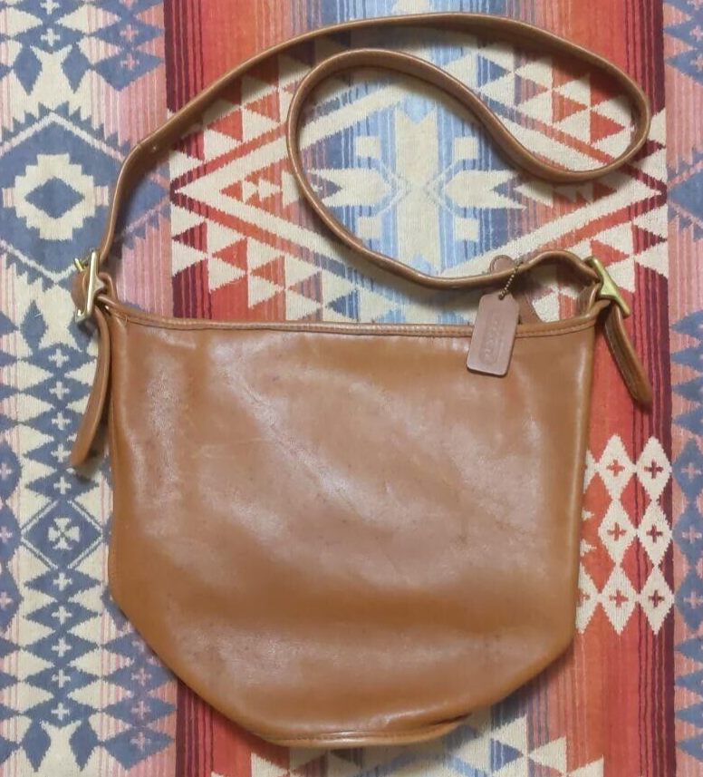 Extremely Rare Made In USA Old Coach 9953 Shoulder Bag Brown