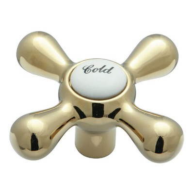 Kingston Brass KSH213C Cold Metal Cross Handle (D Type)