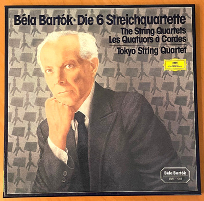 TOKYO STRING QUARTET Bartok 6 String Quartets DGG Stereo IMPORT 3LPs  NM