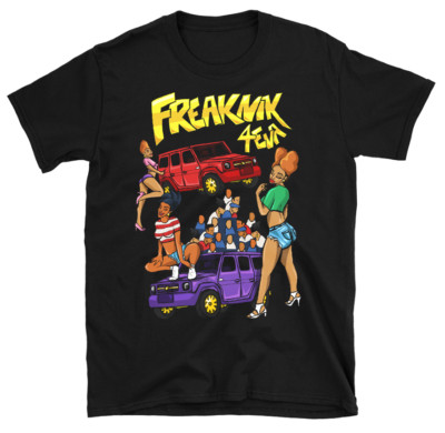 New popular FreakNik 4eva Hip Hop Gift For Fans Black Men All size Shirt C174