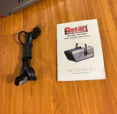 USED Antari SW-250X DMX Snow Machine - Christmas, club, DJ, Party