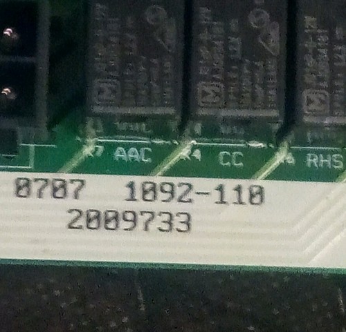 MANITOWOC Ice Machine Control Circuit Board Model 1092-110 2009733