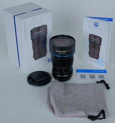 Unused Boxed Sirui 50mm f1.8 Anamorphic 1.33x Prime lens Sony E Warranty