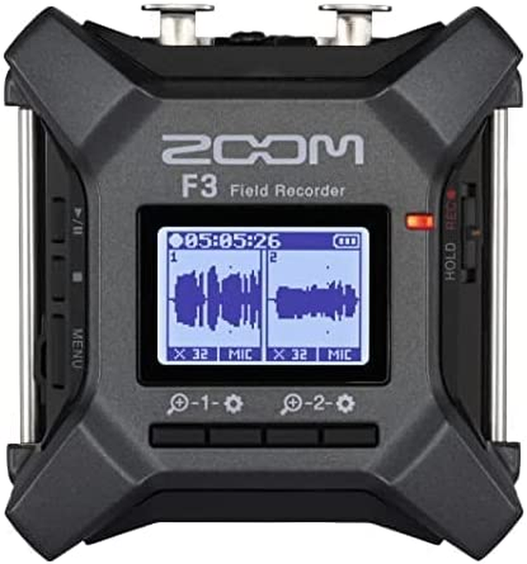 F3 Professional Field Recorder, 32-Bit Float Recording, 2
