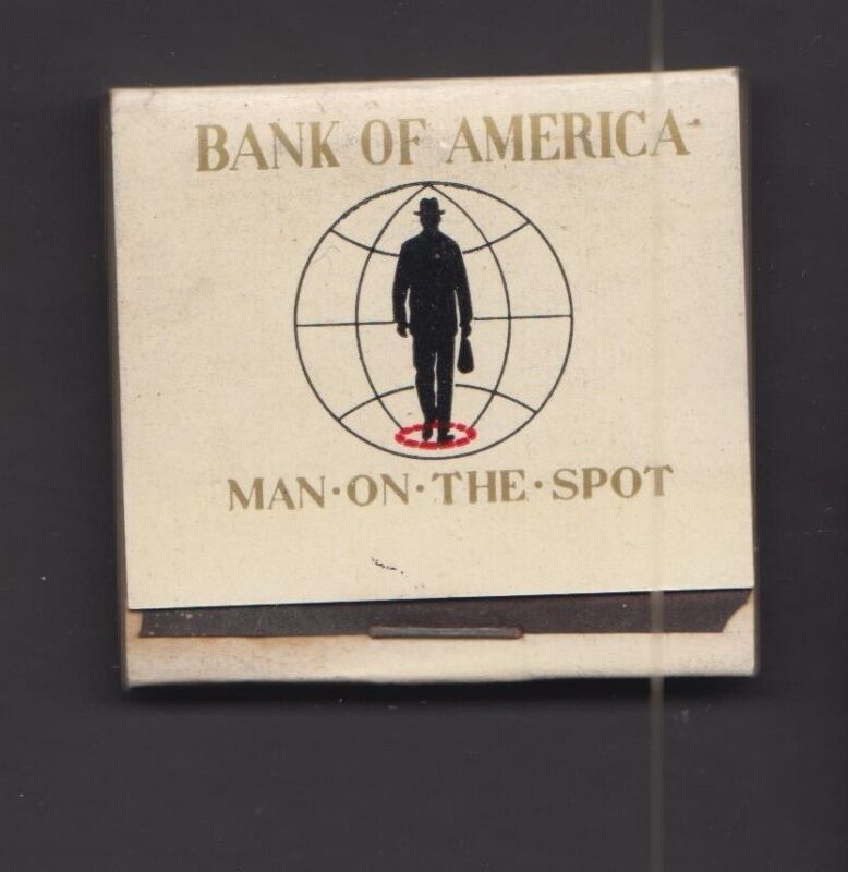 Bank of America China / Chinese Matchbook