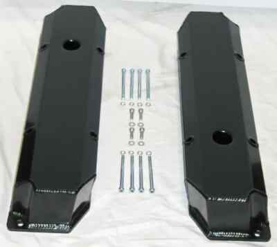 Black Fabricated Valve Covers for Big Block Chrysler Dodge Mopar 383 400 440 BBM