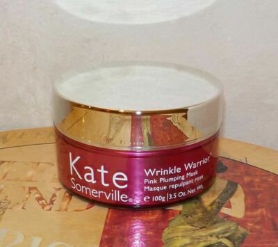 Kate Somerville Wrinkle Warrior Pink Plumping Mask New Full Size 3.4 Oz Jar