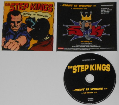 The Step Kings - Right is Wrong  2000 U.S. promo cd
