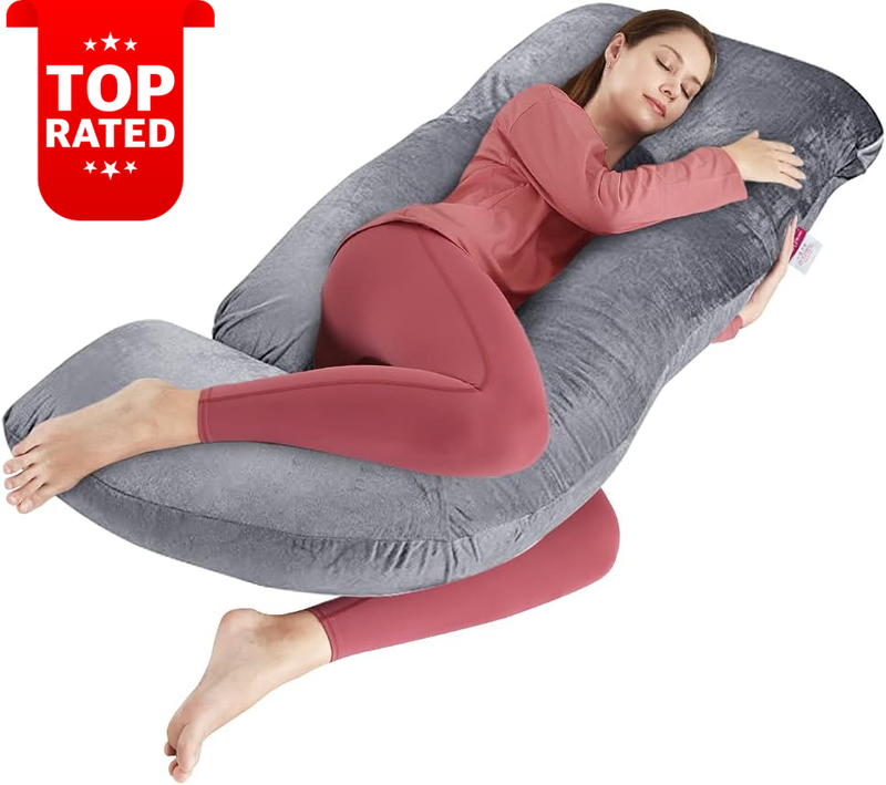 J Shaped Pregnancy Pillow 60