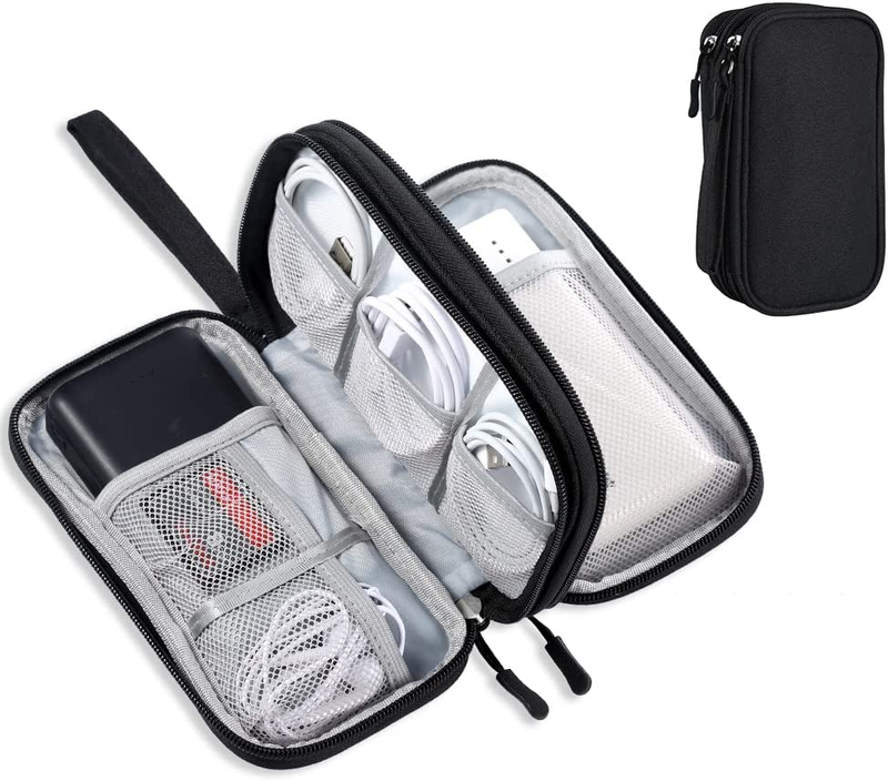 Electronics Travel Organizer, Tech Accessories Pouch Bag for Cables/Charger & Co