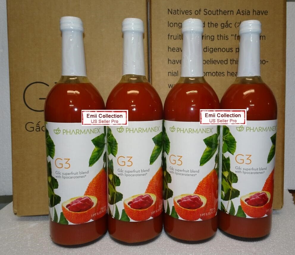 Nu Skin Nuskin Pharmanex Gac G3 Juice, 2 Pack (4 Bottles
