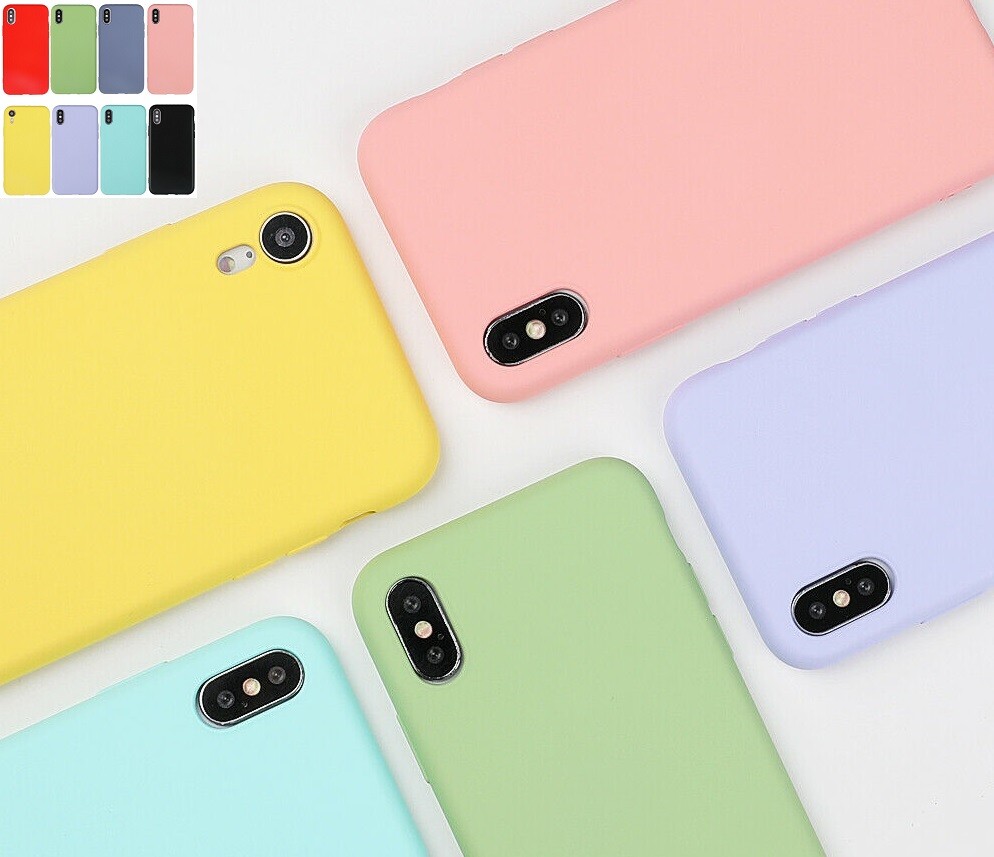 Handyhülle für iPhone 12 11 Pro Max Mini X/XR XSmax 7 8  Soft Silikon Back Cover