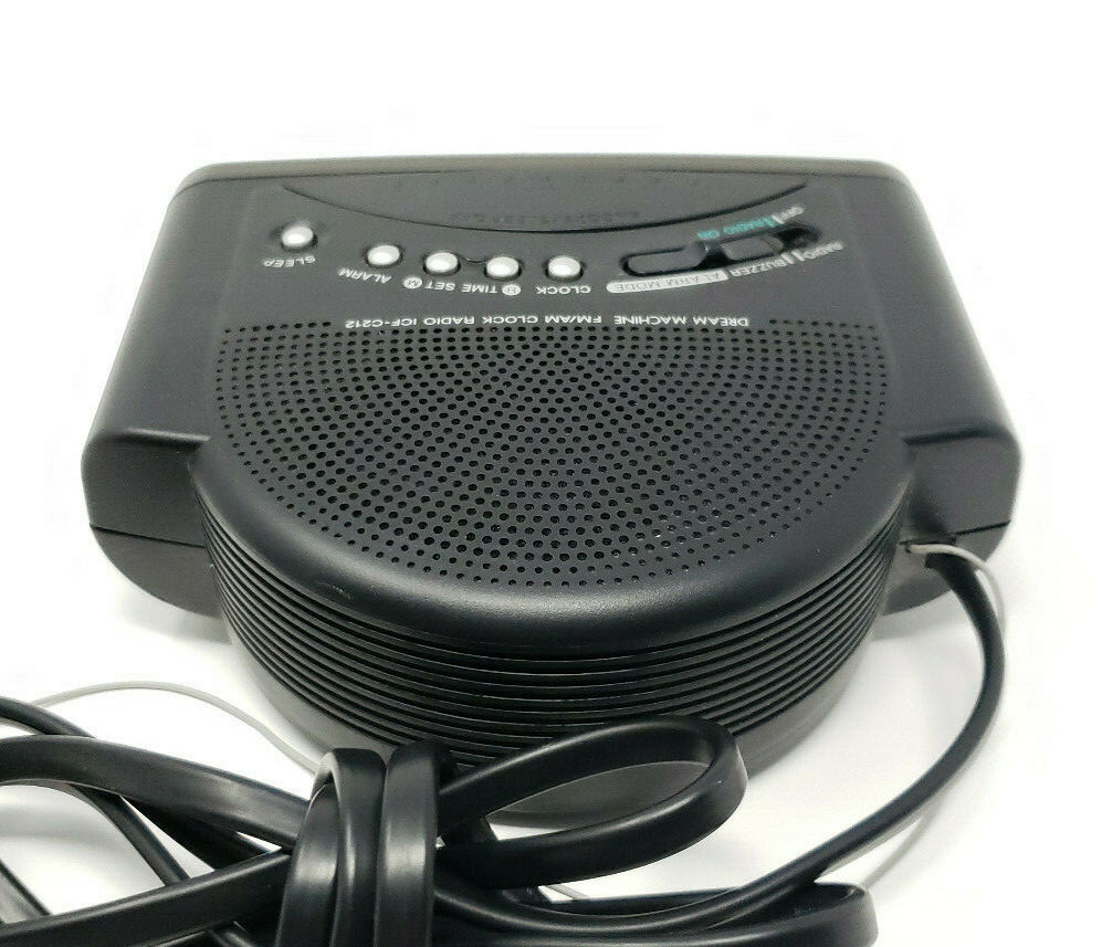 SONY ICF-C212 Dream Machine FM/AM LED Alarm Clock Radio Snooze w/ Battery Backup