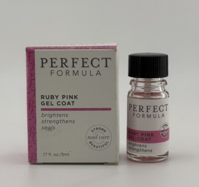 Perfect Formula RUBY PINK Gel Coat .17 Fl. oz./ 5 ml