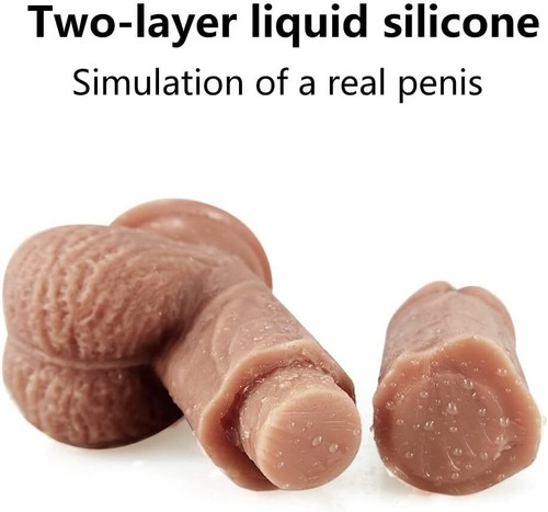 7 INCH Liquid Silicone Realistic Dildo Skin Feeling Huge Penis Suction Big-Dick 7 INCH Liquid Silicone Realistic Dildo Skin Feeling Huge Penis Suction Big-Dick