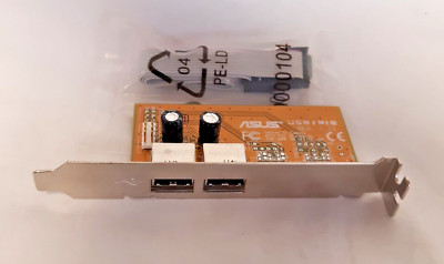 ASUS DUAL USB/MIR RISER CARD W/Bracket AND CABLE NEW OLD STOCK