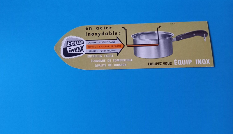 Marque  Page Equip Inox Vintage