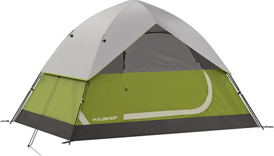 2/4-Person Family Dome Tent with Removable Rain-Fly, Easy Set up Portable Campin