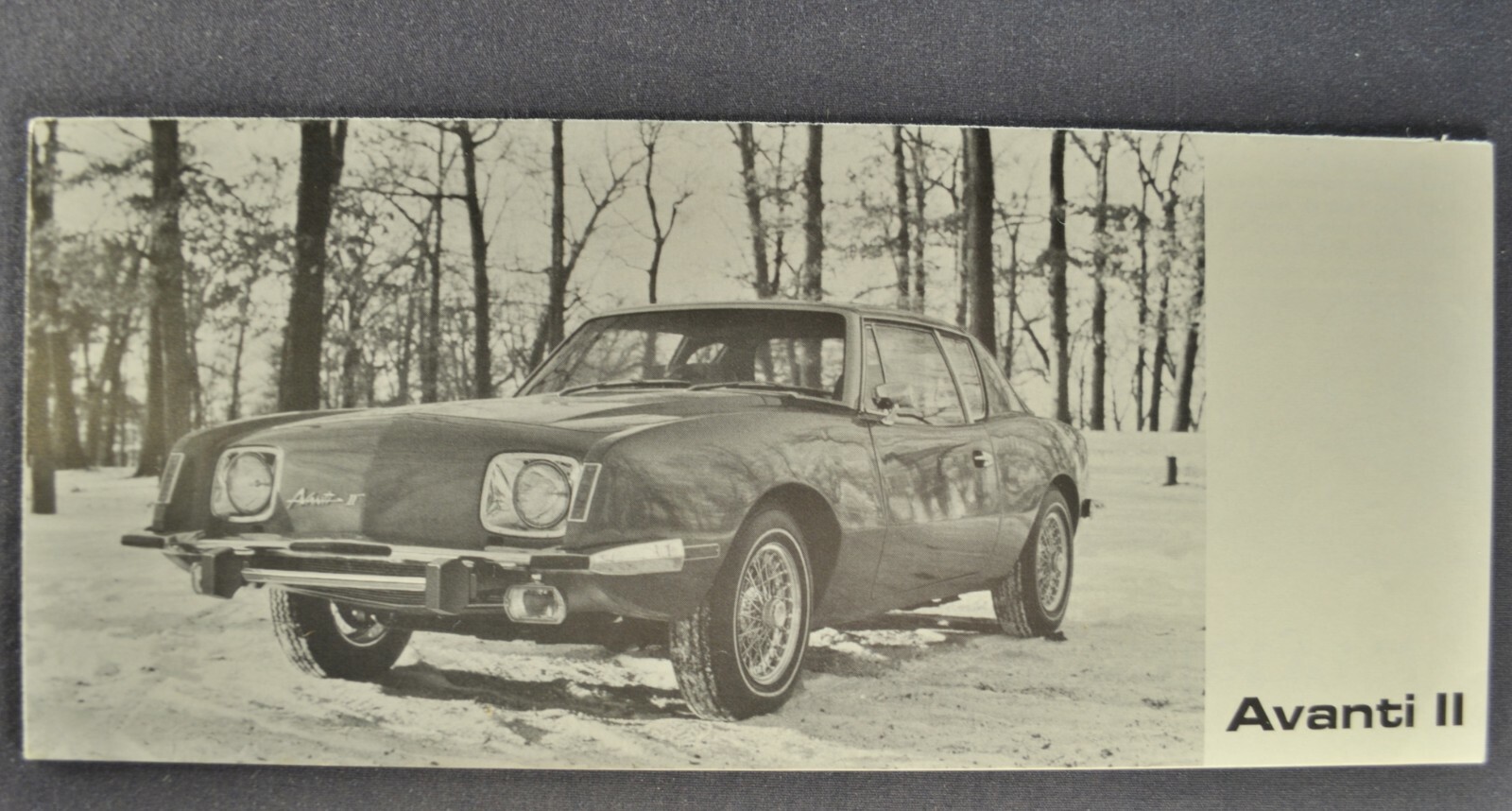 希少車 アヴァンティⅡ 本カタログ avanti Ⅱ brochure 希少車 アヴァンティⅡ 本カタログ avanti Ⅱ brochure