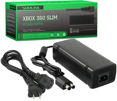 [Updated Version] Power Supply Charger Cord for Xbox 360 Slim Auto Voltage (B...