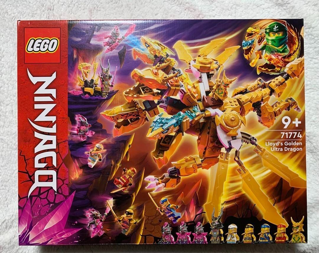 Brand New LEGO 71774 Ninjago Lloyd's Golden Ultra Dragon Toy