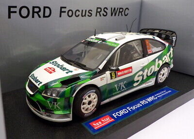 Sun Star 1/18 Scale 3916 Ford Focus RS WRC Wales Rally 2006 - #9 Wilson/Orr