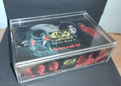 Star Wars CCG Death Star II (2) DSII Sealed Box w/ custom acrylic case