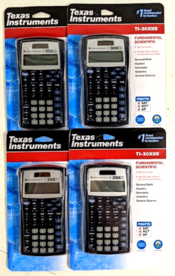 *NEW 4 PACK* Texas Instruments TI-30XIIS Scientific Calculator