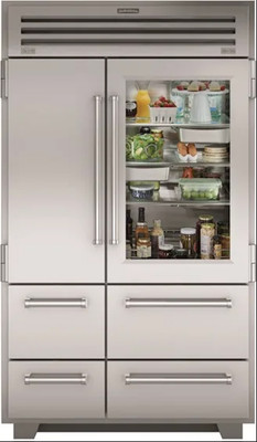 Sub-Zero 48'' Stainless Steel Built-In Side by Side Smart Refrigerator - PRO4850G