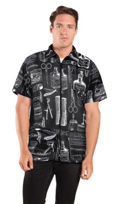 Betty Dain Vintage Barber Jacket 897-BLK | Black