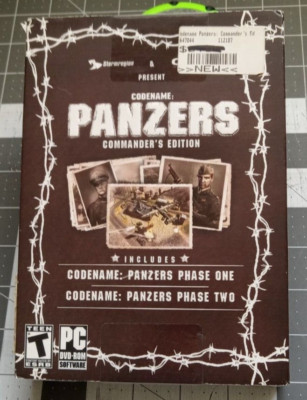 Codename: Panzers - Commander's Edition (Windows PC, 2008) SEALED NEW