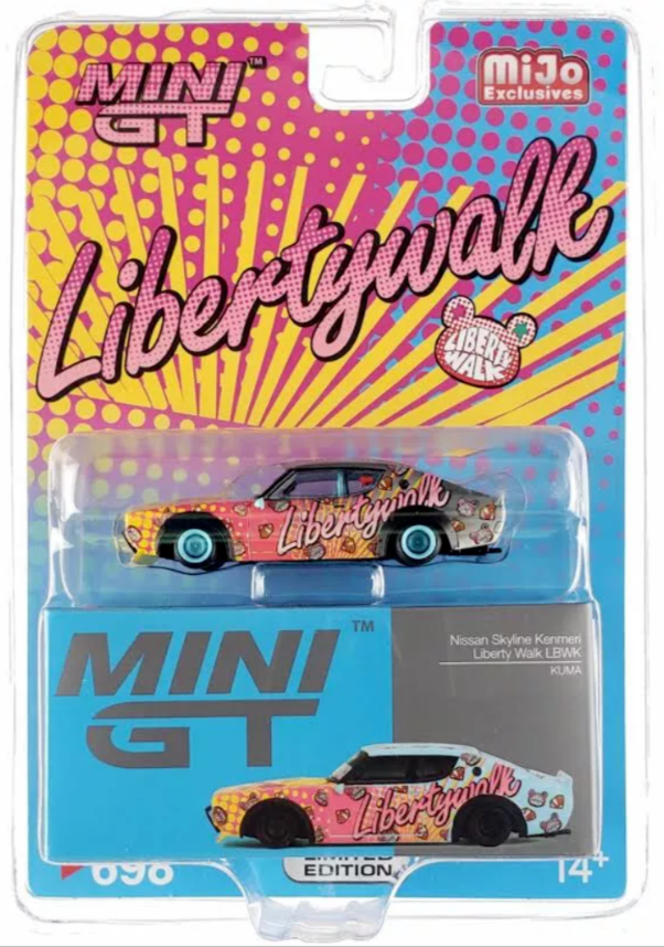 Chase! Mini GT 1:64 Nissan Skyline Kenmeri Liberty Walk LBWK Chase! Mini GT 1:64 Nissan Skyline Kenmeri Liberty Walk LBWK