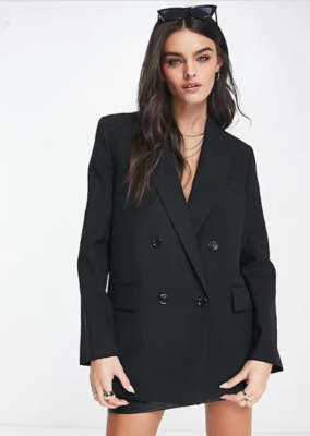 Mango double deals breasted blazer