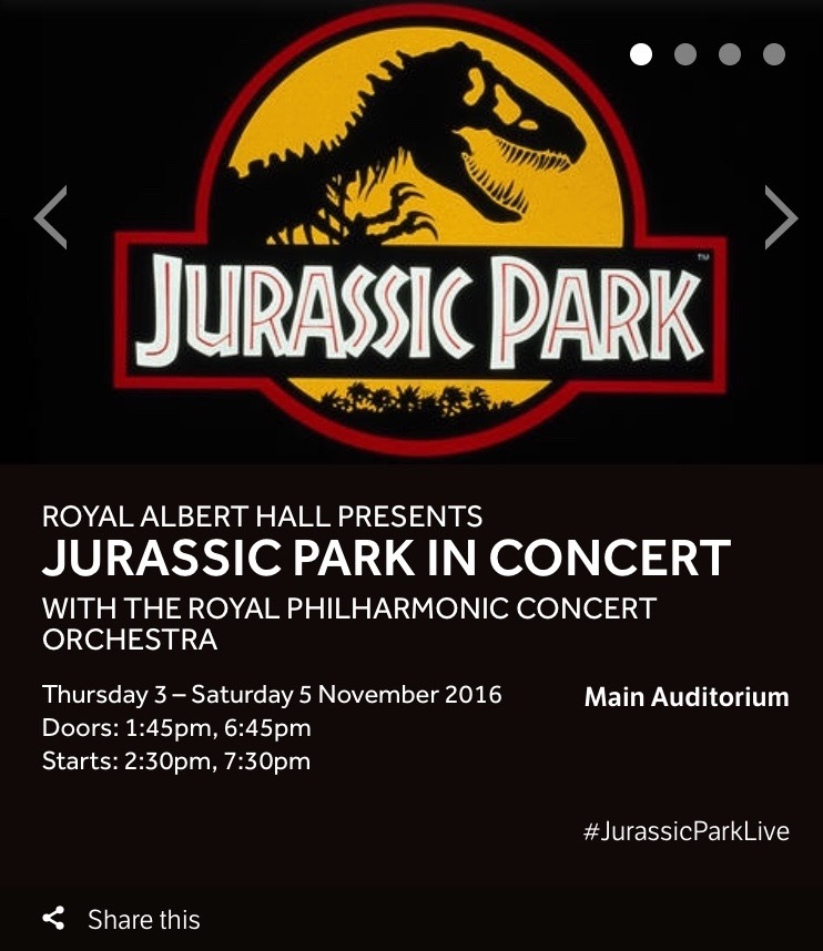 Jurassic Park at the Royal Albert Hall $_86