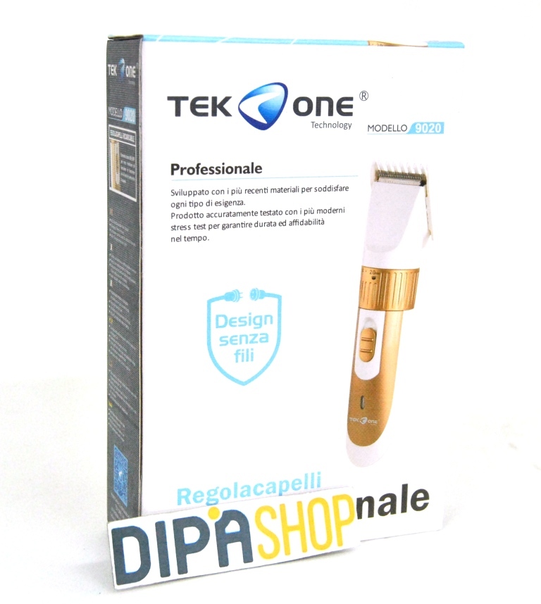 Rasoio TagliaCapelli TeKone 9020 Regola Lunghezza Capelli Peli Ricaricabile hsb