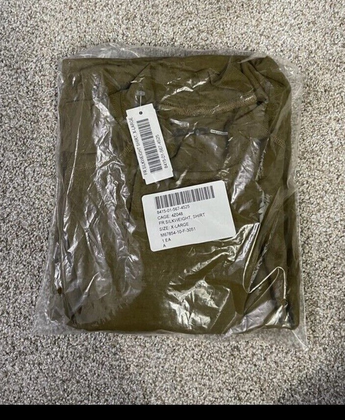 USMC XGO FROG Peckham Military Flame Resistant SILK Layer Shirt MED Lg XL,XX NEW
