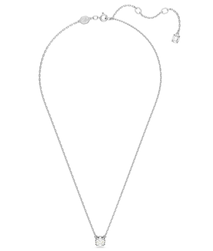Swarovski - Constella pendant - Round cut, White, Rhodium