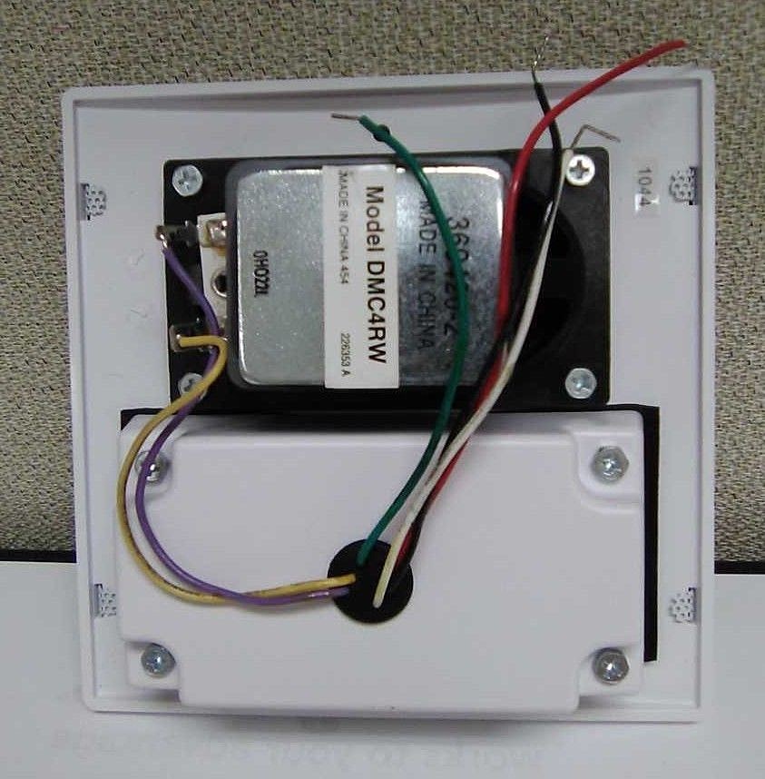 M&S DMC4RW White Intercom Patio Station NEW 4-wire