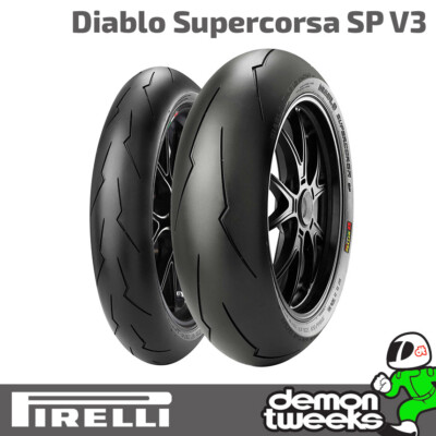 Pirelli Supercorsa SP V3 Motorcycle Tyres 120/70/ZR17 58W