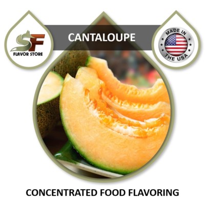 Cantaloupe Food Flavor Drops Flavoring Concentrate - 1oz/30ml - SageFox - FL117