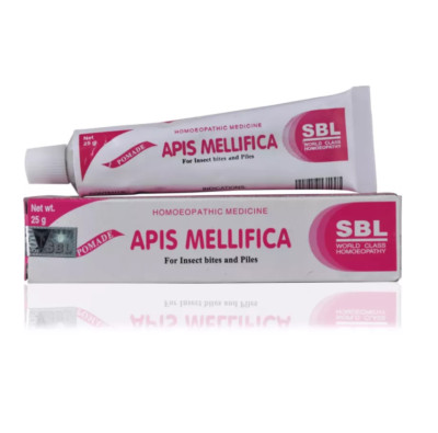 SBL Apis Mellifica Ointment 25GM Treats redness, minor swelling, irritated skin 