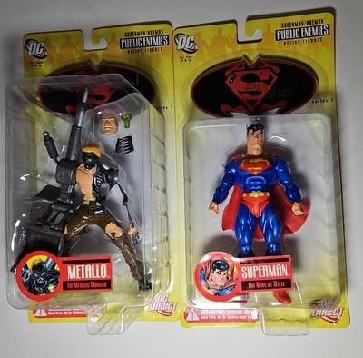 DC Public Enemies 1 SUPERMAN & METALLON SIGNED NO COA NIB FAST SHIPPING SEE PICS