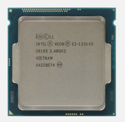 Intel Xeon E3-1231 V3 Processor LGA1150  Good Work