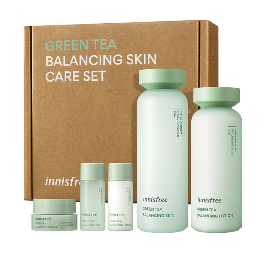 Innisfree Green Tea Skin Care Set Moisturizing K-Beauty eBay