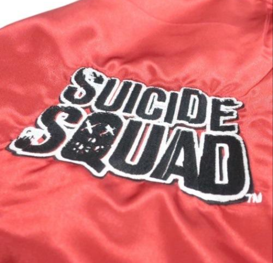 DC COMICS SUICIDE SQUAD SIZE L SOUVENIR JACKET SUKAJAN OUTERWEAR CRAZY HARLEY QUINN UNISEX