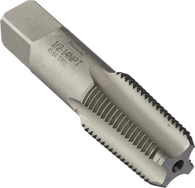 IRWIN HANSON 1905P CARBON STEEL HIGH QUALITY 1/2'' X14NPT PIPE THREAD CUTTING TAP